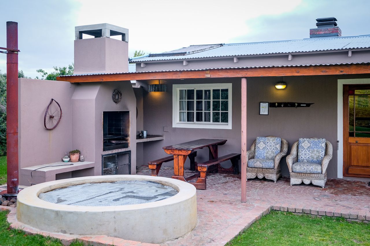 Outdoor braai and seating area protected with a fly trap for outdoor areas South Africa